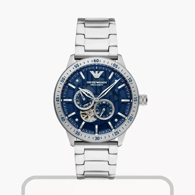 Emporio Armani Mario Automatic Blue Dial Men's Watch | AR60052